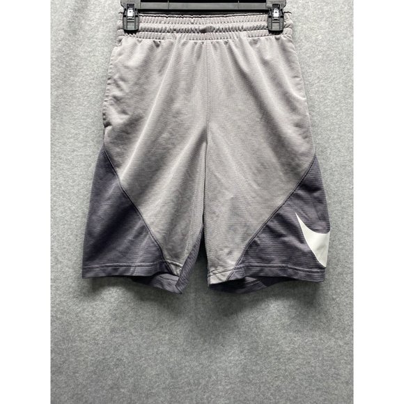Nike Other - Nike Dri Fit Athletic Shorts Youth Training Workout Basketball Gray/Silver Sz S